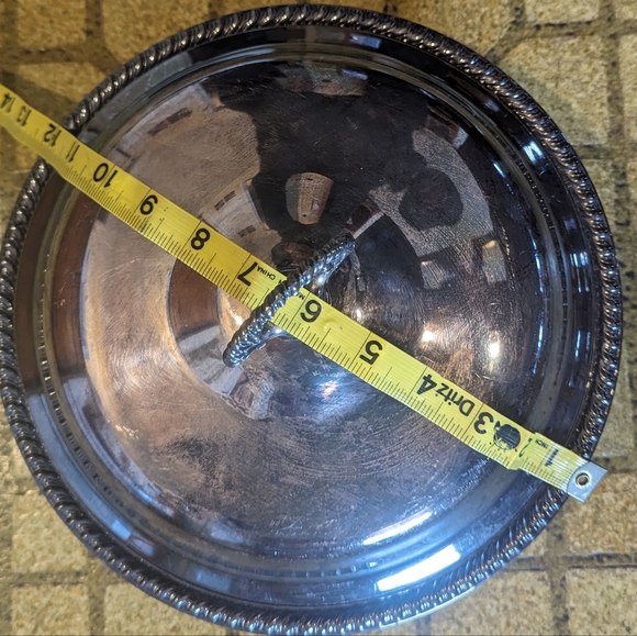 Silver plate serving dish - Picture 4 of 4